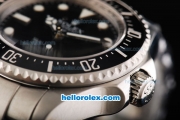 Rolex Sea-Dweller Rolex 3135 Movement Full Steel with Black Dial and Black Bezel -Super LumiNova