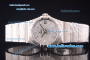 Omega Constellation Asia 2813 Automatic Full Steel Case with Silver Dial