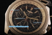 Breitling Bentley Motors Swiss Valjoux 7750 Automatic Movement Full Steel with Black Dial and Honeycomb Bezel-Special Edition