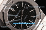 Audemars Piguet Royal Oak Best Edition Citizen 9015 Automatic Full Steel with Stick Markers and Black Dial (Z)