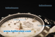 Rolex Daytona Chronograph Swiss Valjoux 7750 Automatic Movement Full PVD with White Dial and White Markers