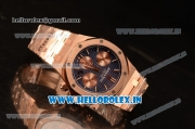 Audemars Piguet Royal Oak Chrono Full Rose Gold With Blue Dial 7750 Automatic 26331OR.OO.1220OR.01