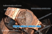 Audemars Piguet Royal Oak Chronograph Miyota OS20 Quartz Rose Gold Case with Grey Dial and Rose Gold Bracelet