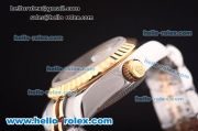 Rolex Datejust Oyster Perpetual Automatic Two Tone with Gold Bezel,White Dial and Gold Roman Marking-Lady Dize