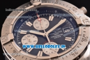 Breitling Avenger Chrono Swiss Valjoux 7750-SHG Automatic Stainless Steel Case with Stainless Steel Strap and Black Dial