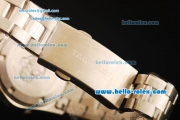Tag Heuer Aquaracer Swiss ETA Quartz Movement Steel Case with Diamond Bezel and Beige MOP Dial