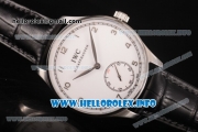 IWC Portuguese Asia 6497 Manual Winding Steel Case with White Dial and Arbaic Numeral Markers