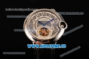 Cartier Ballon Bleu De Tourbillon Asia Automatic Steel Case with Grey Dial and Roman Numeral Markers