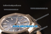 Audemars Piguet Royal Oak 41mm Blue Dial Automatic Clone Ap 3120 Movement Blue Leather Strap 15500ST.OO.1220ST.01 JH