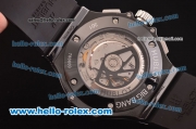 Hublot Big Bang Hub 4100 Ceramic Case/Bezel with Black Dial and Black Rubber Strap - 1:1 Original