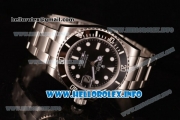 Rolex Submariner Asia Automatic Stainless Steel Case/Bracelet with Black Dial and Dot Markers