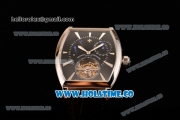 Vacheron Constantin Malte Tourbillon Power Reserve Swiss Tourbillon Manual Winding Steel Case with Black Dial and Stick Markers