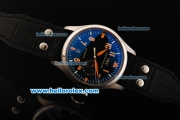 IWC Big Pilot Swiss Valjoux 7750 Automatic Movement Steel Case with Black Dial and Orange Markers-Limited Edition