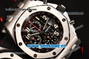 Audemars Piguet Royal Oak Offshore 2014 New JF Chrono Swiss Valjoux 7750 Automatic Steel Case with White Arabic Numeral Markers and Black Dial