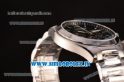 Longines Conquest Classic Chrono Miyota OS20 Quartz Full Steel with Black Dial and White Stick Markers