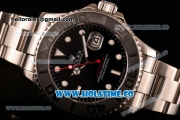 Rolex Yachtmaster I Asia Automatic Full Steel with Black Dial and White Markers