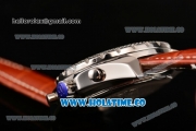 Breitling for Bentley Tourbillon Skeleton Automatic with White Dial and White Bezel-Brown Leather Strap