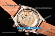 Breitling Chronomat Evolution Swiss Valjoux 7750 Automatic Steel Case with Black Dial and Yellow Gold Stick Markers (BP)