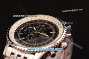 Breitling Navitimer Automatic Movement Steel Case with Black Dial and Stick Marker-Small Calendar