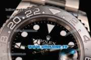 Rolex GMT-Master II Swiss ETA 2836 Automatic Steel Case with Black Cermaic Bezel and White Dot Markers - 1:1 Original (NOOB)