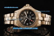 Breitling Avenger Seawolf Swiss ETA 2836 Automatic Movement Titanium Case with Black Dial and White Markers