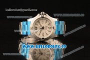 Breitling Colt Swiss ETA 2824 Automatic Steel Case/Bracelet with White Dial and Stick Markers