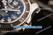 Breitling SuperOcean II Swiss ETA 2824 Automatic Steel Case with Black Dial and Black Rubber Strap (GF)