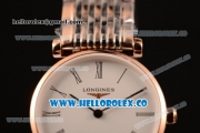 Longines La Grande Classique SWISS QUARTZ Two Tone Case with White Dial and Two Tone Bracelet