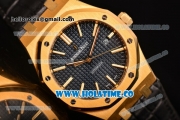 Audemars Piguet Royal Oak 39MM Miyota 9015 Automatic Yellow Gold Case with Blue Dial and Stick Markers (BP)