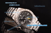 Rolex Explorer II Vintage 2813 Automatic Steel Case with Stainless Steel Strap and Black Dial