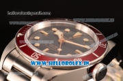 Tudor Heritage Black Bay Swiss ETA 2824 Automatic Steel Case/Strap with Red Bezel and Black Dial - 1:1 Original