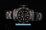 Rolex Sea-Dweller Pro-Hunter Automatic Movement Full PVD with Black Ceramic Bezel and Black Dial
