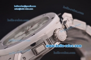 Hublot Big Bang Chrono Swiss Valjoux 7750 Automatic Ceramic Bezel with White Dial and Ceramic Strap