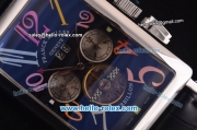 Franck Muller Long Island Tourbillon Automatic Movement Steel Case with Black Dial and Colorful Numeral Markers