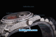 Rolex Datejust Automatic Movement with White Dial and Full Diamond
