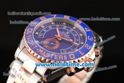 Rolex Yacht-Master II Asia 3836 Automatic Steel/Rose Gold Case with Blue Dial and White Markers