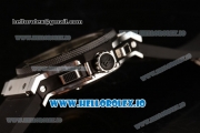 Hublot Aero Bang Chrono Swiss Valjoux 7750 Automatic Steel/PVD Case Black Dial With Stick Markers Black Rubber Strap