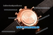 IWC Portofino Chrono Swiss Valjoux 7750 Automatic Rose Gold Case with White Dial and Stick Markers