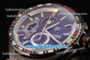 Tag Heuer Grand Carrera 36 Chrono Miyota OS10 Quartz PVD Case with Black Dial and Silver Sitck Markers