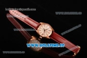 Omega Aqua Terra 150 M Co-Axial Clone Omega 8501 Automatic Rose Gold Case with White Dial and Stick Markers (EF)