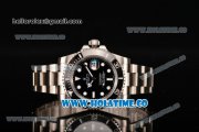 Rolex Submariner Clone Rolex 3135 Automatic Steel Case/Bracelet with Black Dial and White Dot Markers - 1:1 Original(NOOB)