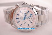 Omega Seamaster Working Chronograph Automatic with White Dial