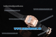 Richard Mille RM053 Asia Automatic Rose Gold Case with Skeleton Dial and Black Rubber Strap