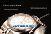 Rolex Datejust 37mm Swiss ETA 2836 Automatic Movement Steel Case with Steel Bezel Sliver Dial Steel Strap