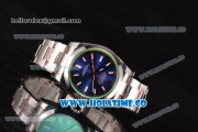 Rolex Milgauss Swiss ETA 2836 Automatic Steel Case with Blue Dial and White Stick Markers - 1:1 Original (JF)