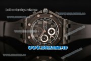 Audemars Piguet Royal Oak Offshore "GINZA 7" Chrono Clone AP Calibre 3126 Automatic Forged Carbon Case with Arabic Numeral Markers and Ceramic Bezel (J12)