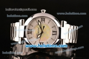 Chopard Imperiale Swiss ETA 2824 Automatic Steel Case with White Dial and Steel Strap - 1:1 Original