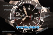 Ball Engineer Hydrocarbon Spacemaster Miyota 8215 Automatic Steel Case with Black Bezel White Markers and Black Rubber Strap