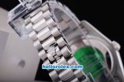 Rolex Datejust Automatic with White Dial and Diamond&Black Roman Marking