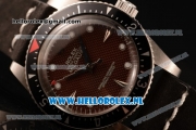 Rolex Milgauss Vintage Asia 2813 Automatic Steel Case with Brown Dial Dot Markers and Black Nylon Strap